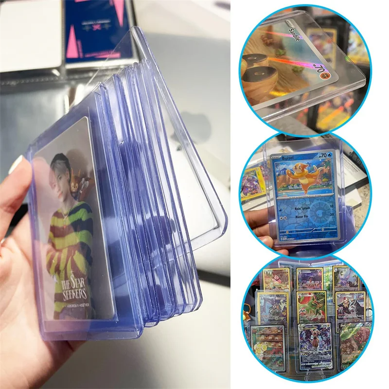 Game Cards Sleeves Card Outer Protector Photocard Gaming Trading Card Folder Sleeves for Sports Cards Board Game Kids Toys Gift