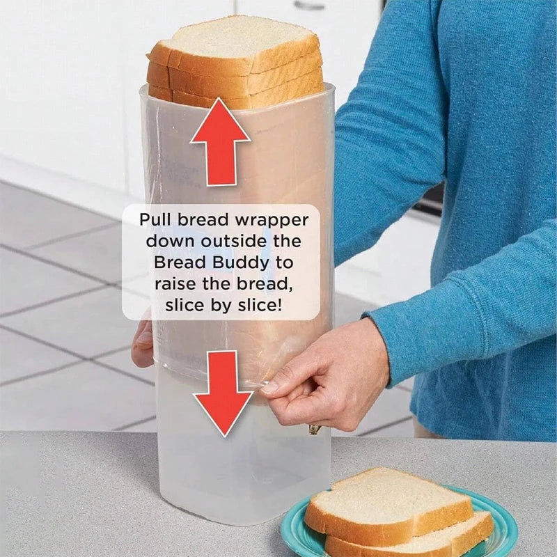 Food safe rectangular container for bread storage