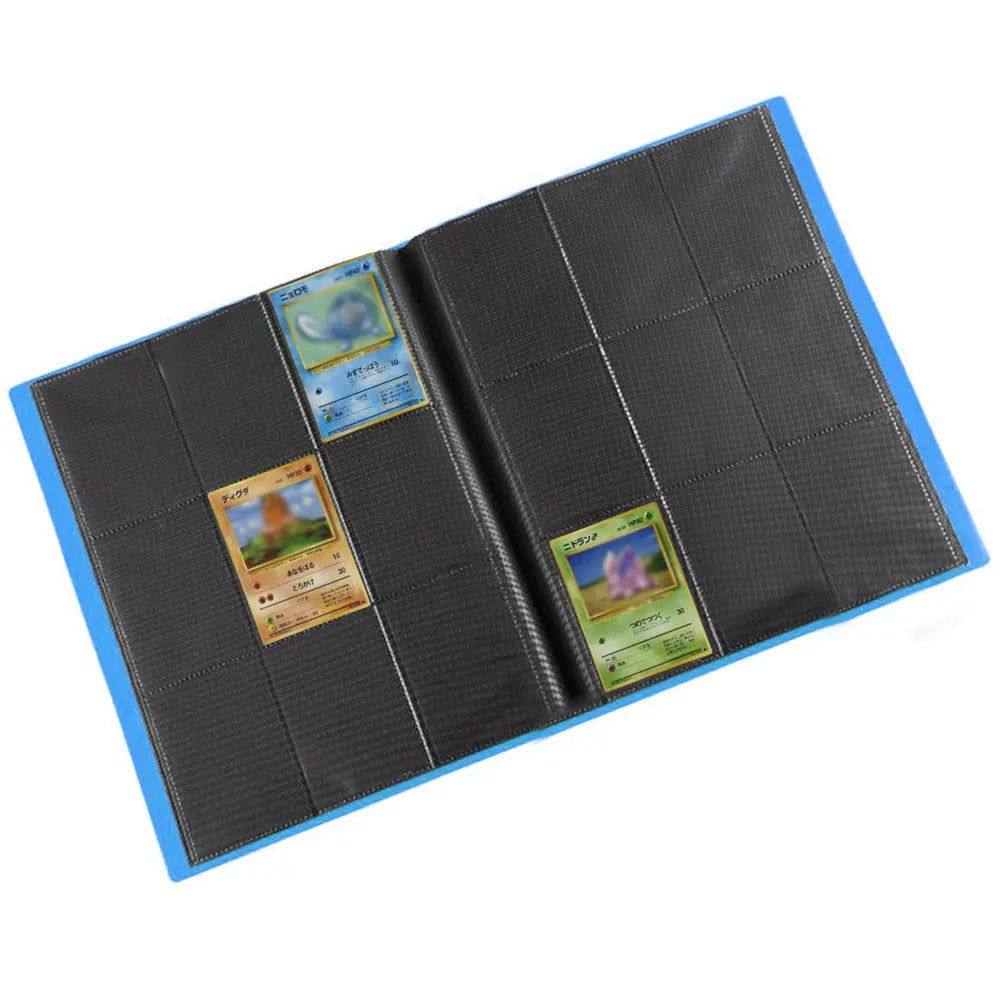 Portable 360 Card Binder: 9-Pocket Trading Card Organizer for Collections – Durable & Compact