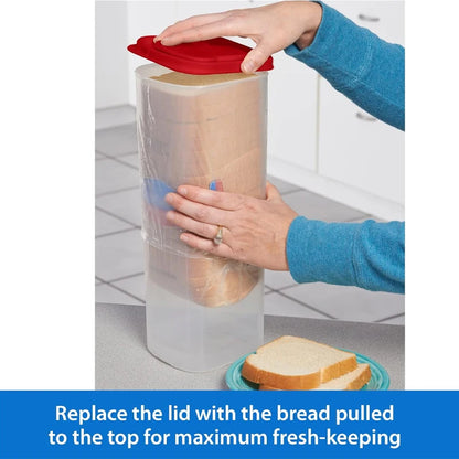 Food safe rectangular container for bread storage