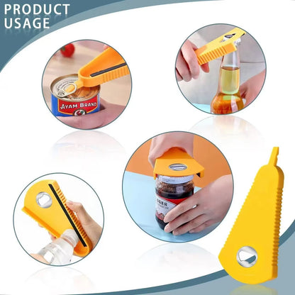 Can and Jar Opener Multifunctional Bottle Opener for Beer Coke Jam Beverage